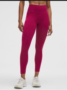 lululemon athletica Align High-Rise Berry Rumble Legging, 24” Inseam, Size 4 EUC